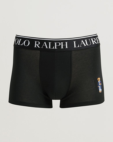 Polo Ralph Lauren Cotton Bear Trunk Polo Black – Noir