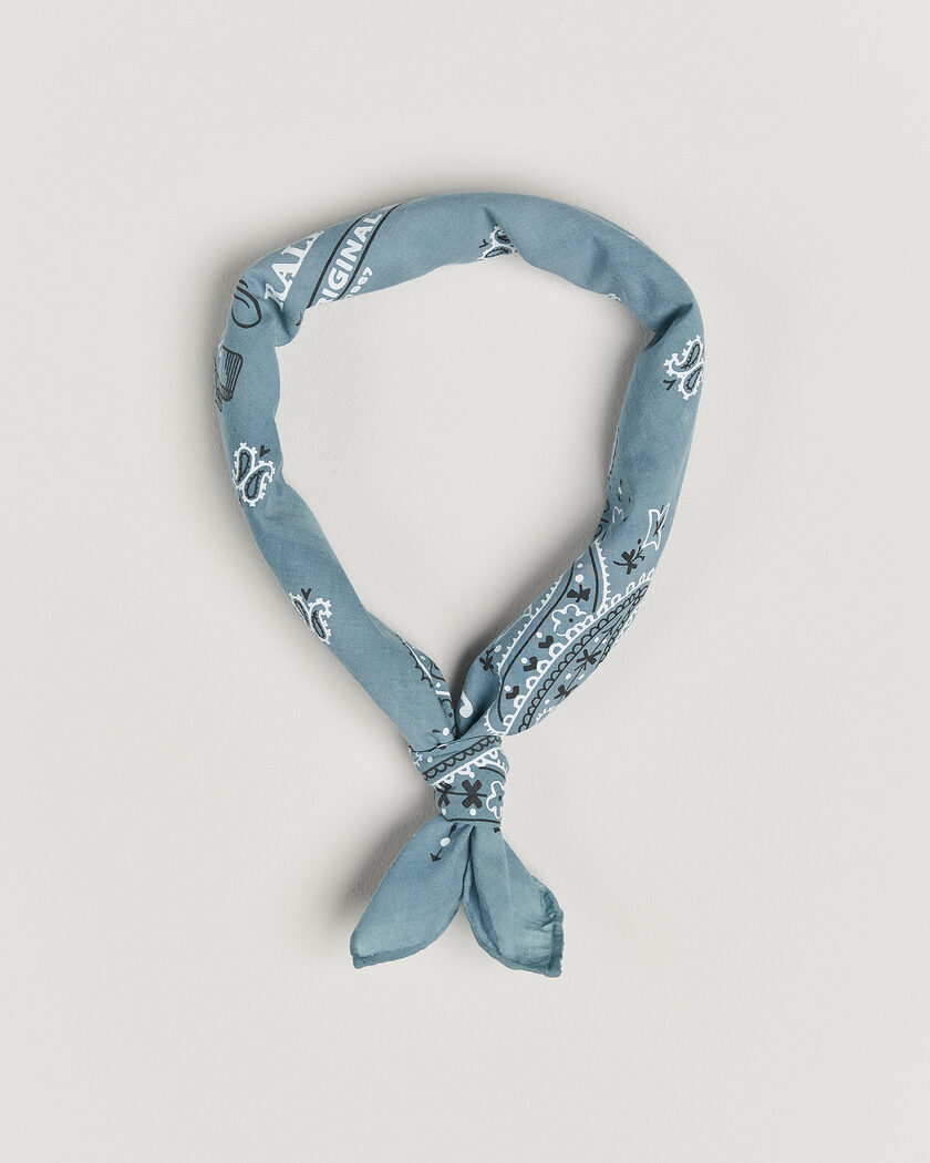 Polo Ralph Lauren Cotton Printed Bandana Vessle Blue – Bleu