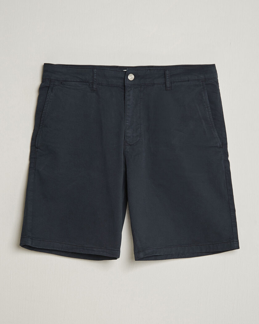 NN07 Aden Regular Fit Chino Shorts Navy Blue – Bleu