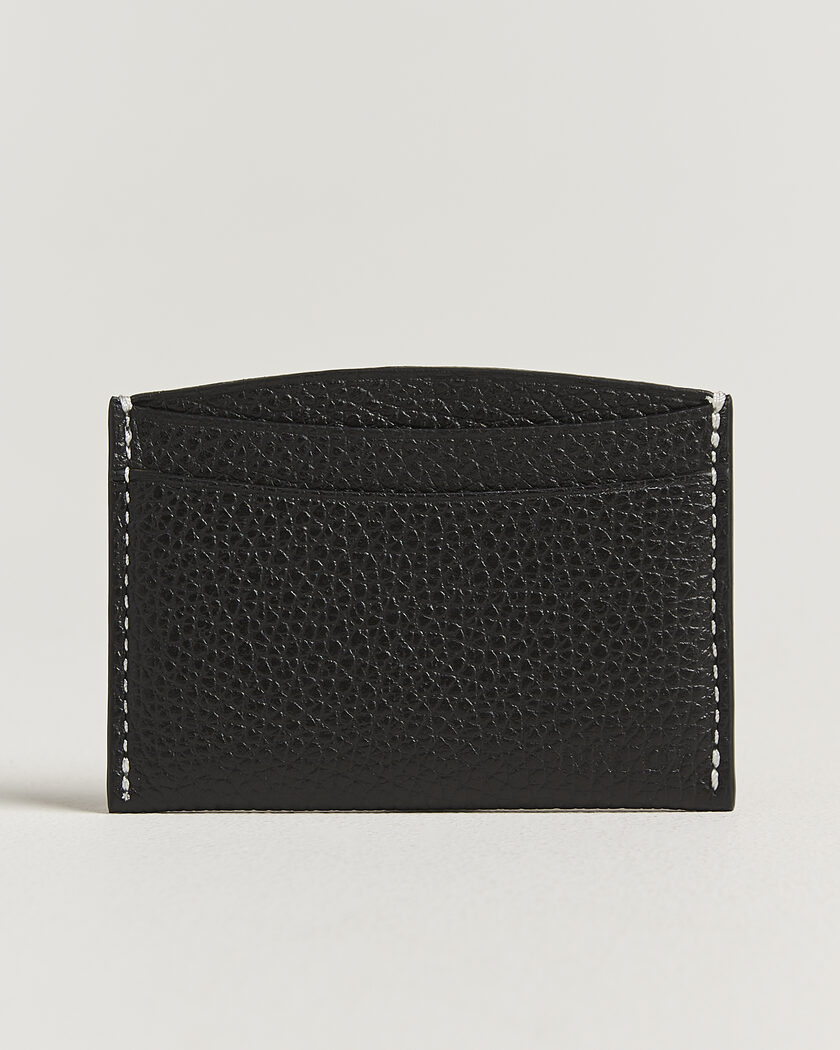 NN07 Grained Leather Card Holder Black – Noir