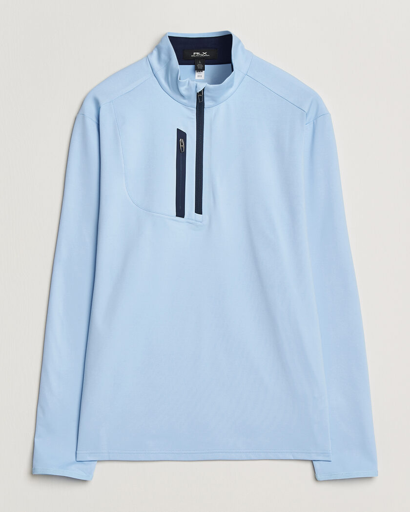 RLX Ralph Lauren Luxury Jersey Half Zip Office Blue – Bleu