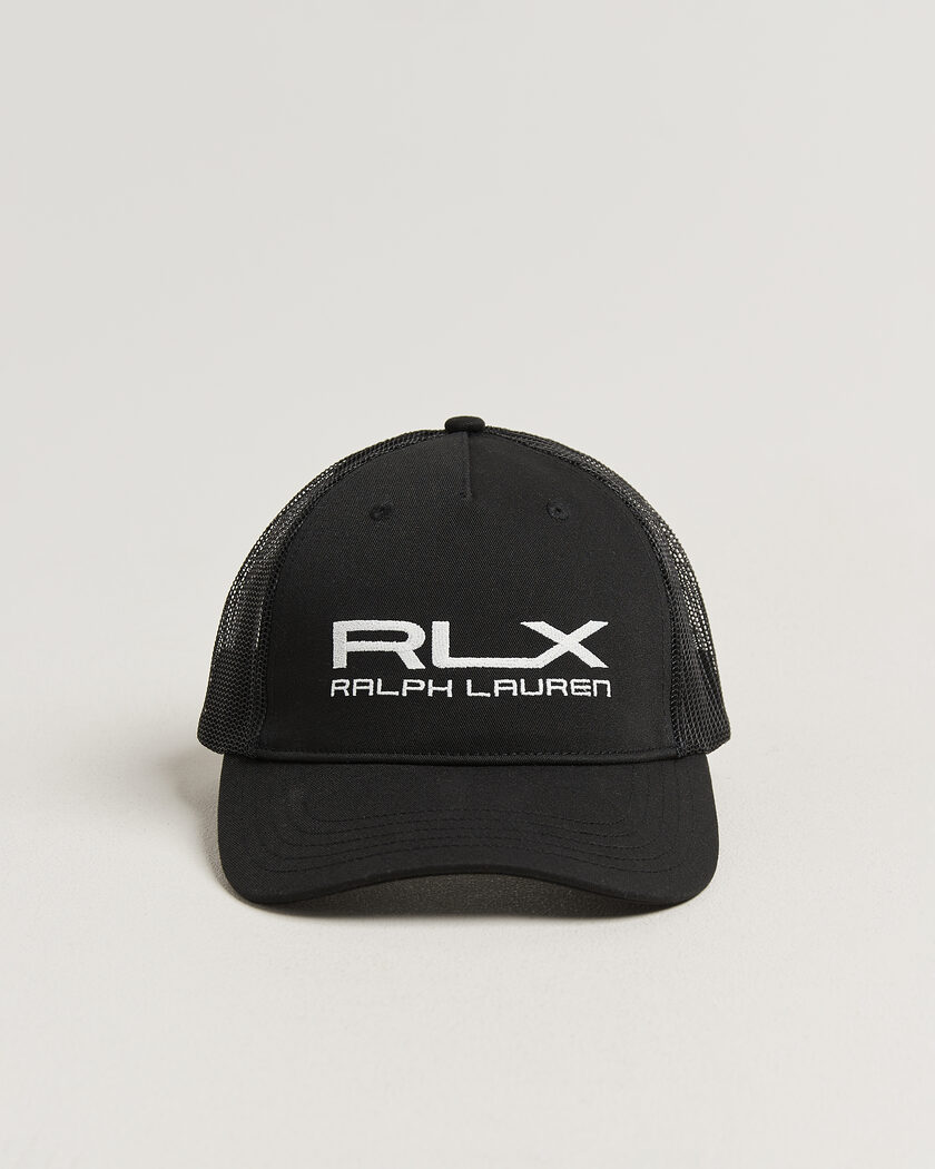  RLX Ralph Lauren Trucker Golf Cap Black – Noir
