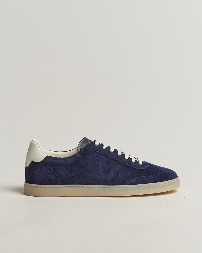 Brunello Cucinelli Low Top Sneakers Navy Suede – Bleu