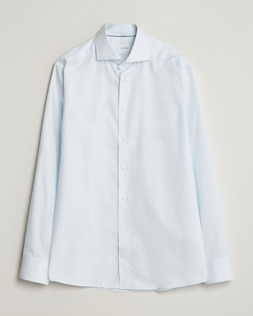 Eton Slim Fit Signature Oxford Shirt Light Blue – Bleu
