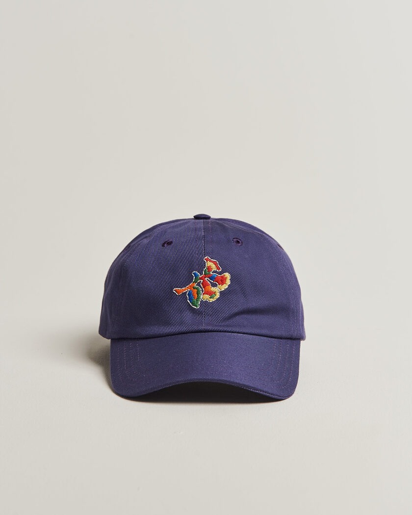 Drake's Tapisserie Twill Baseball Cap Blue – Bleu