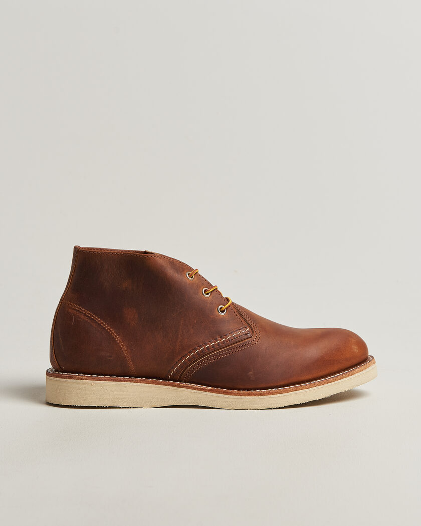 Red Wing Shoes Work Chukka Copper Rough/Though Leather – Marron