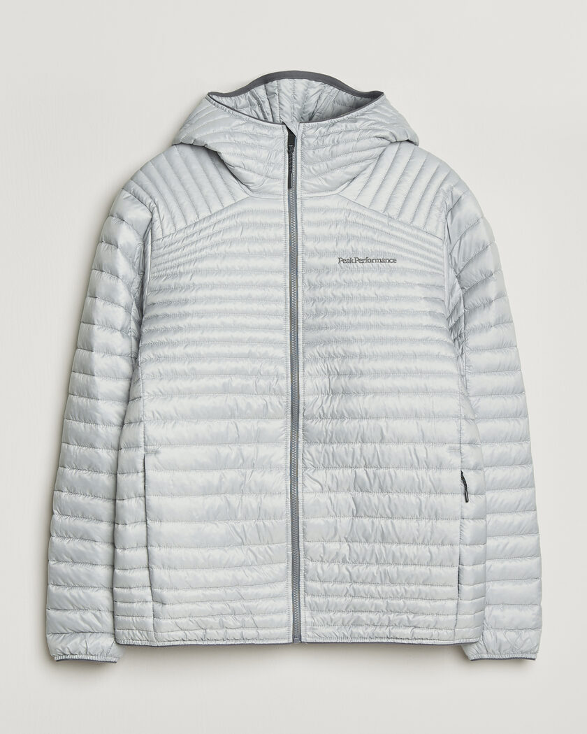 Peak Performance Monolight Insulated Hooded Jacket Summit Smoke – Gris