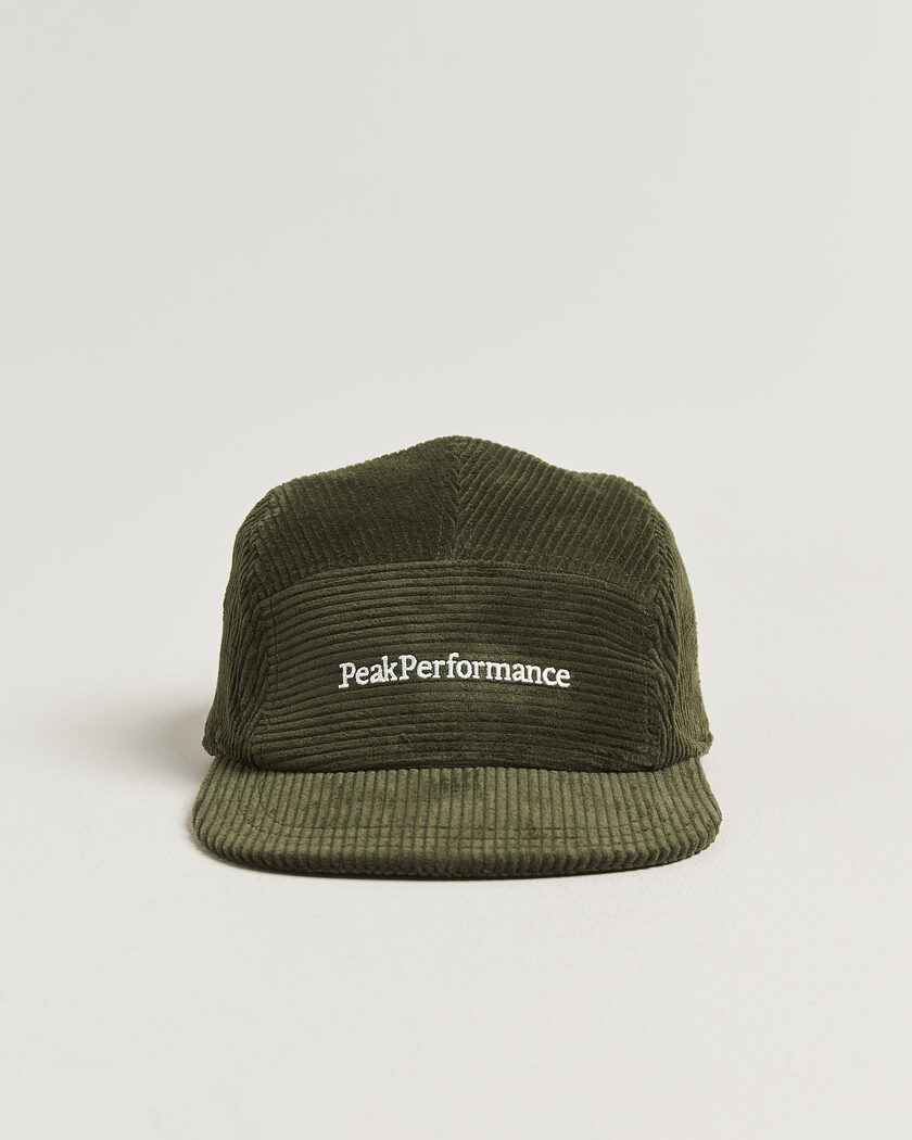 Peak Performance Cord Cap Pine Needle – Vert