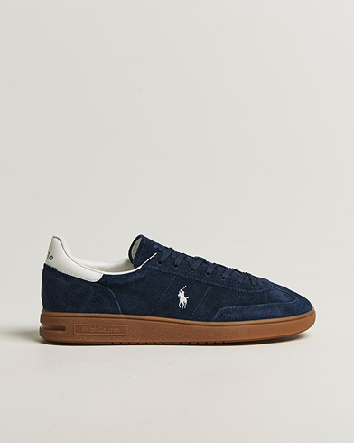 Polo Ralph Lauren Bedford Suede Sneakers Navy/Deckwash White – Bleu