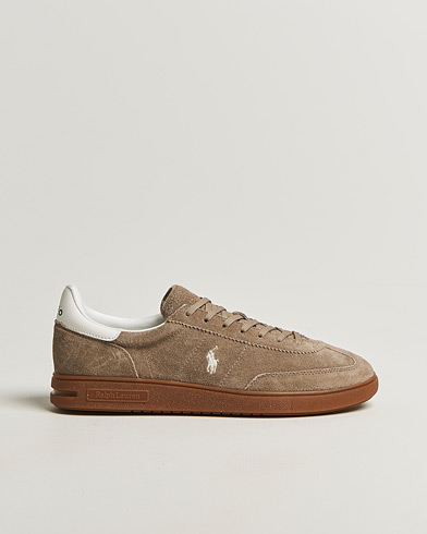 Polo Ralph Lauren Bedford Suede Sneakers Dirty Buck/White – Marron
