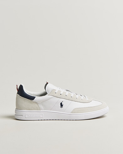 Polo Ralph Lauren Bedford Leather/Suede Sneakers Multi – Blanc