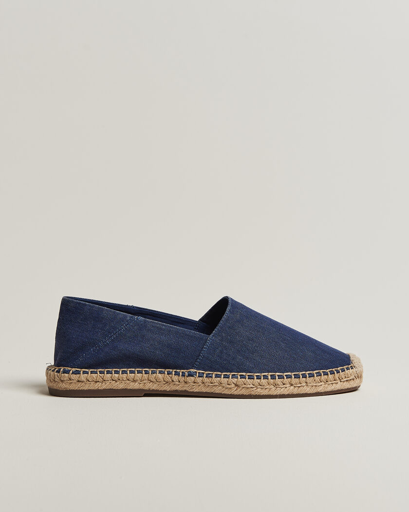 Polo Ralph Lauren Cevio Washed Canvas Espadrilles Navy – Bleu