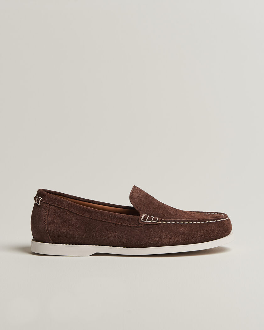 Polo Ralph Lauren Merton Casual Suede Loafers Dark Brown – Marron