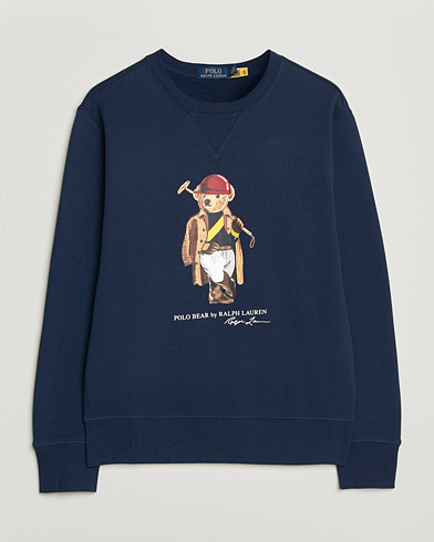Polo Ralph Lauren Fleece Bear Sweatshirt Newport Navy – Bleu