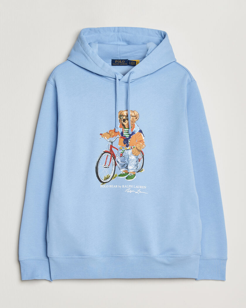 Polo Ralph Lauren Fleece Bear Hoodie Austin Blue – Bleu