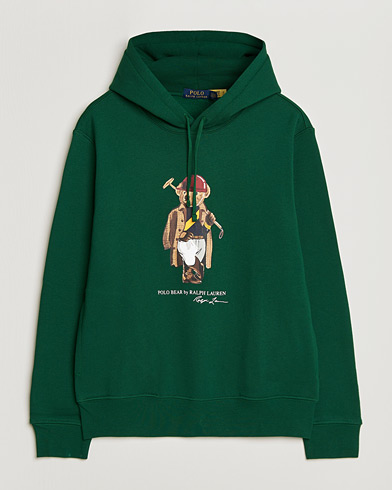 Polo Ralph Lauren Fleece Bear Hoodie New Forest – Vert