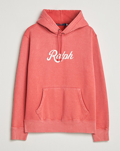 Polo Ralph Lauren Vintage Fleece Logo Hoodie Nantucket Red – Rouge