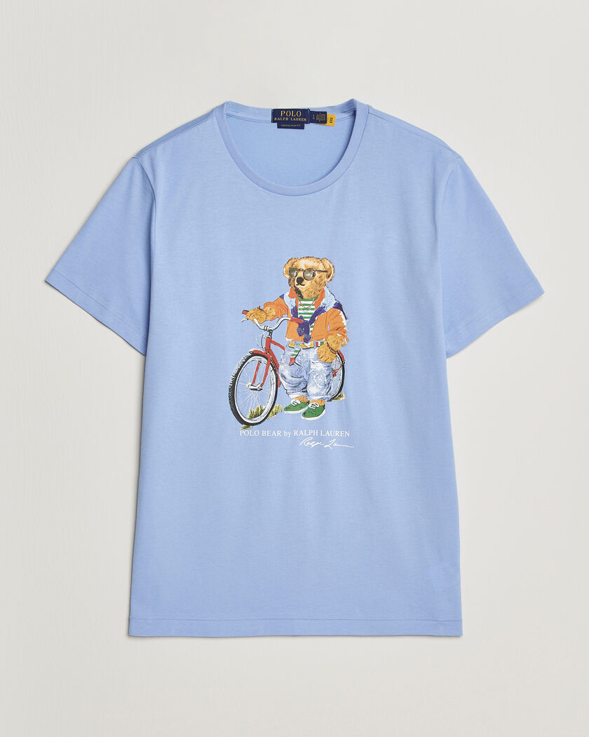 Polo Ralph Lauren Jersey Bear T-Shirt Austin Blue – Bleu