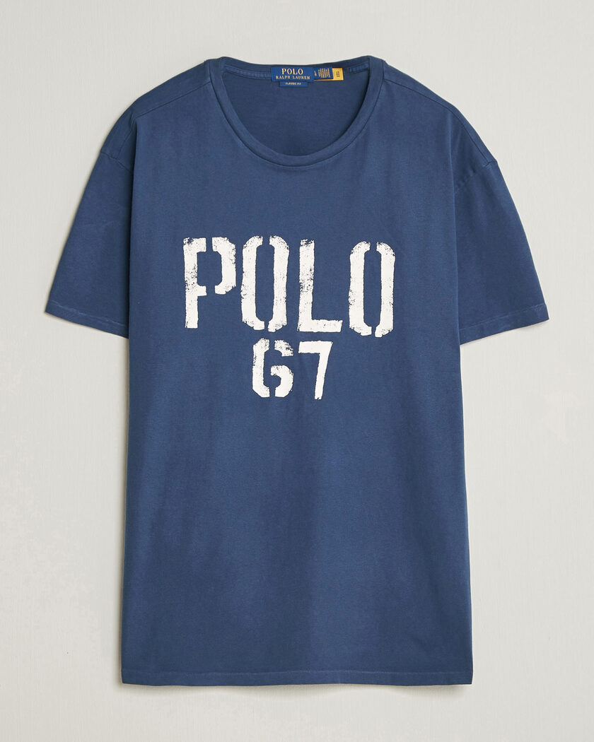 Polo Ralph Lauren Jersey Logo T-Shirt Dark Cobalt – Bleu