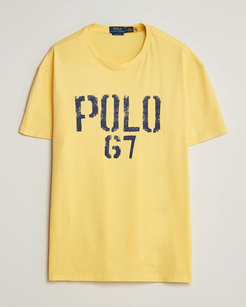 Polo Ralph Lauren Jersey Logo T-Shirt Resort Gold – Jaune