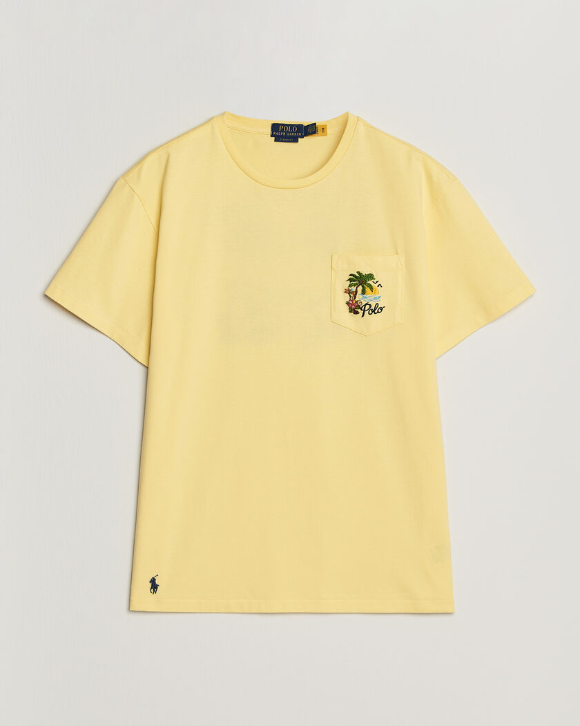 Polo Ralph Lauren Jersey Printed T-Shirt Resort Gold – Jaune