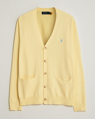 Polo Ralph Lauren Cotton Cardigan Wicket Yellow – Jaune