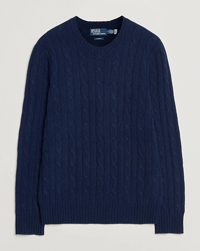 Polo Ralph Lauren Cashmere Sweater Bright Navy – Bleu