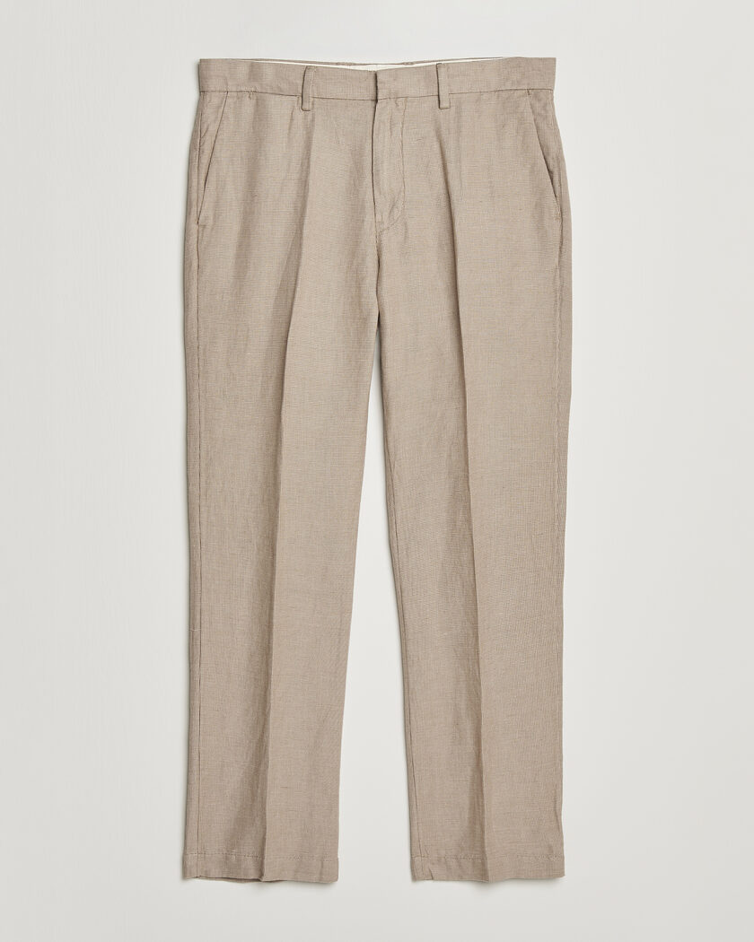 Polo Ralph Lauren Cotton Linen Pants Madison Tan Stone Grey – Gris