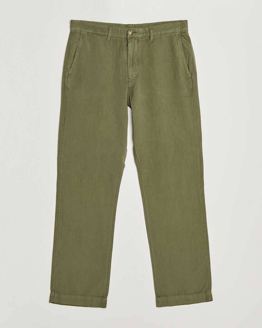 Polo Ralph Lauren Linen Cotton Pants Garden Trail – Vert