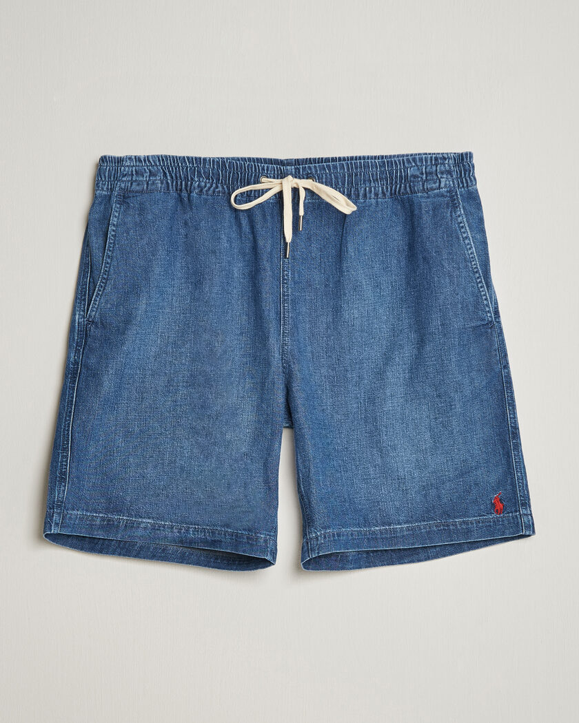 Polo Ralph Lauren Denim Shorts Blane – Bleu