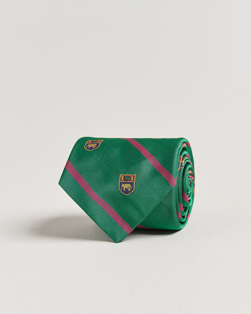 Polo Ralph Lauren Elephant Palm Club Tie Green – Vert