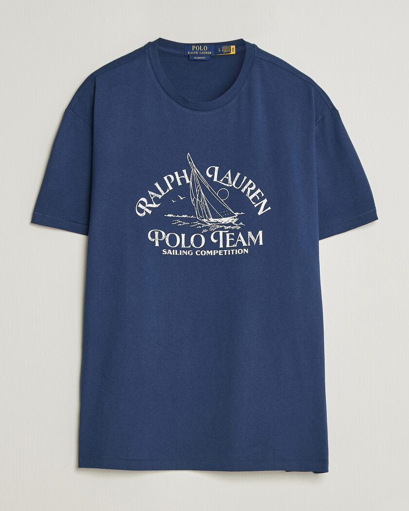 Polo Ralph Lauren Ralph's Beach Club Printed Tee Dark Cobalt – Bleu