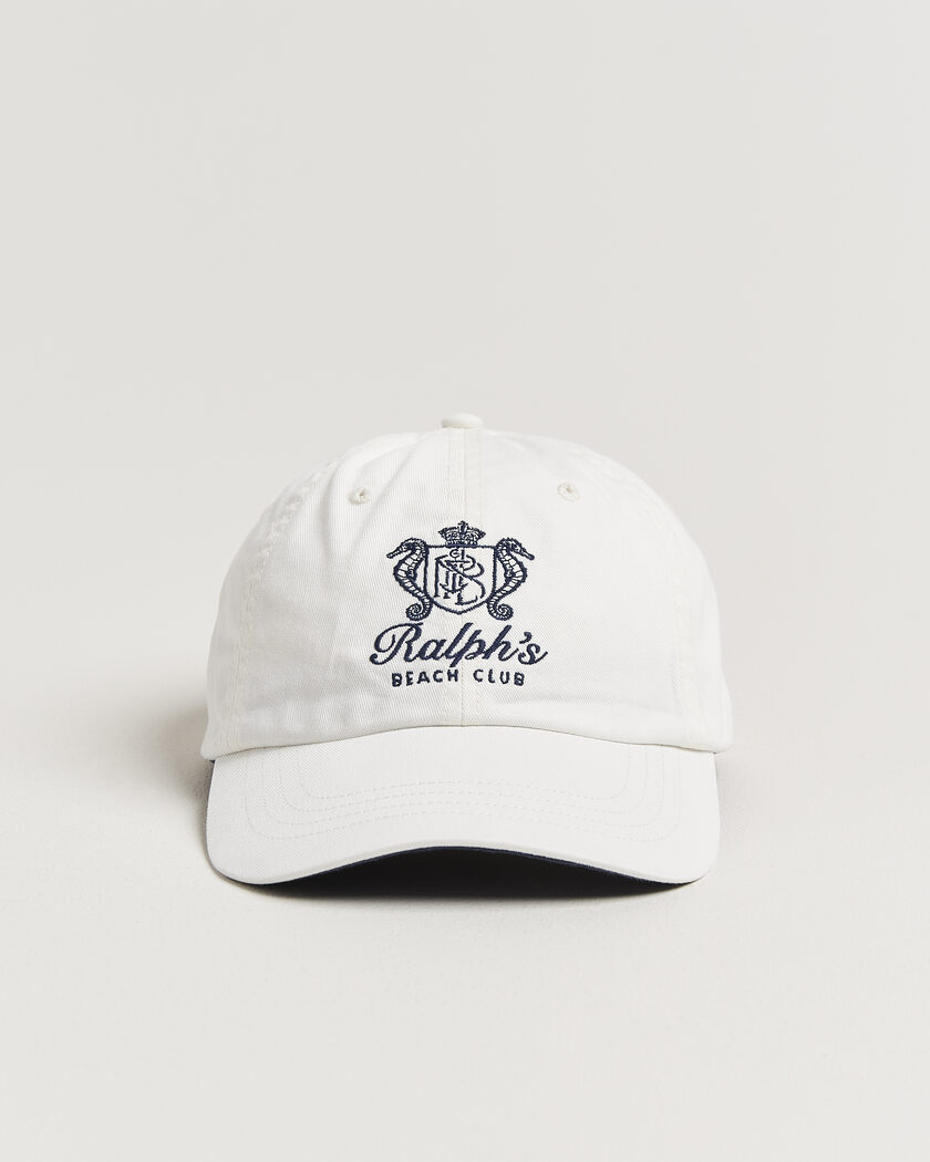 Polo Ralph Lauren Ralph's Beach Club Cap Clubhouse Cream – Blanc