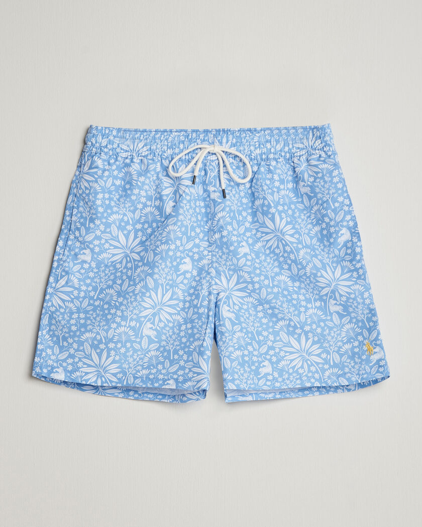 Polo Ralph Lauren Traveler Print Mid Trunk Blue – Bleu