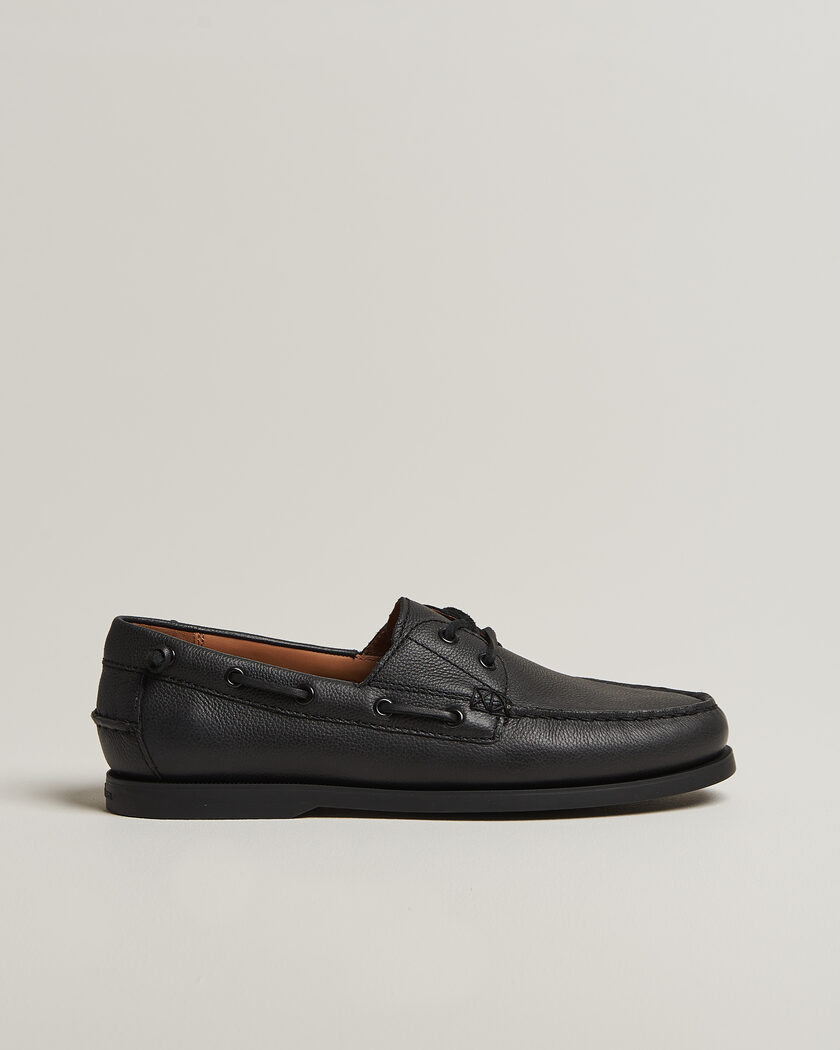 Polo Ralph Lauren Merton Boatshoe Triple Black – Noir