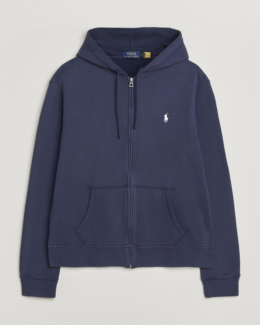 Polo Ralph Lauren Island Terry Full Zip Hoodie Newport Navy – Bleu