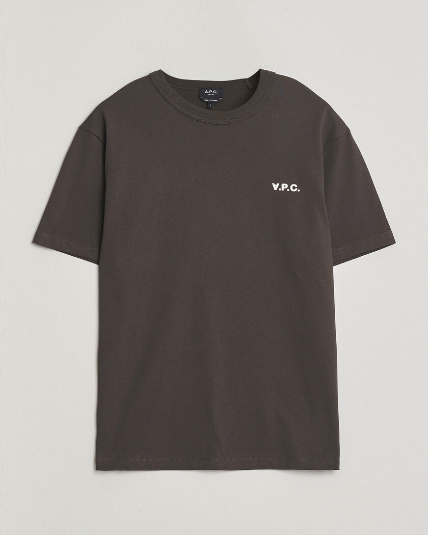 A.P.C. Boxy Fit Petit VPC T-Shirt Ecru Brown – Marron