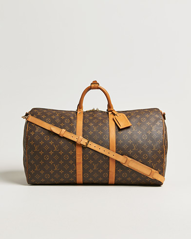 Louis Vuitton Pre-Owned Keepall Bandouliére 55 Monogram – Marron