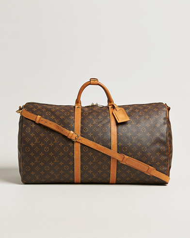 Louis Vuitton Pre-Owned Keepall Bandouliére 60 Monogram – Marron
