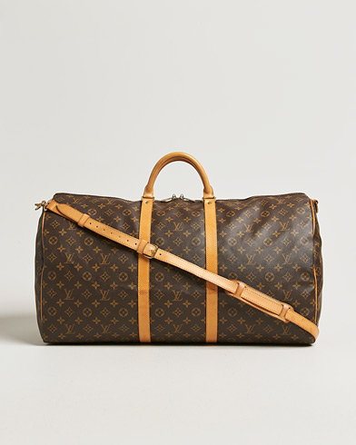 Louis Vuitton Pre-Owned Keepall Bandouliére 60 Monogram – Marron