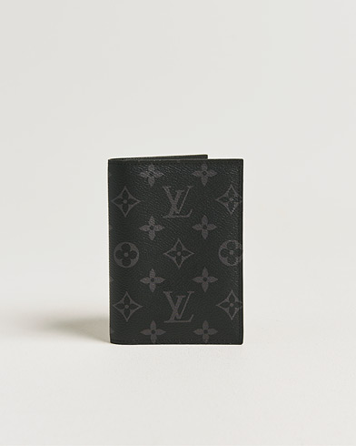 Louis Vuitton Pre-Owned Passport Cover Monogram Eclipse – Gris