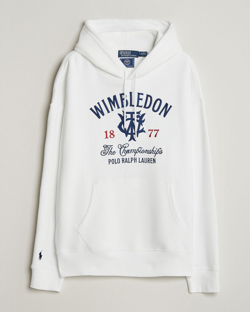 Polo Ralph Lauren Wimbledon Hoodie White – Blanc