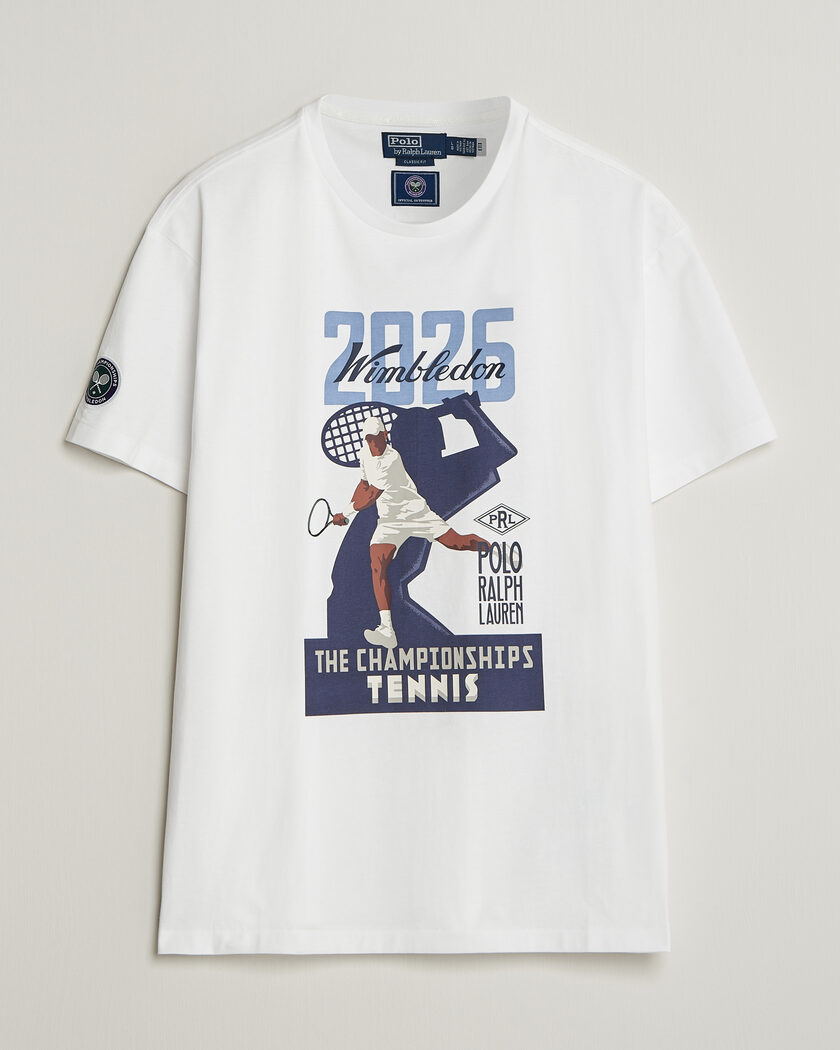 Polo Ralph Lauren Printed Championship Tee White – Blanc