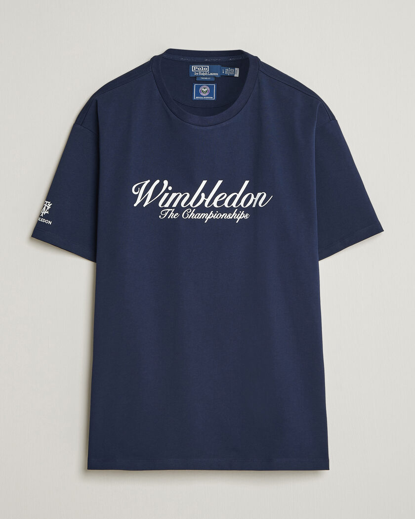 Polo Ralph Lauren Wimbledon Championship Tee Refined Navy – Bleu