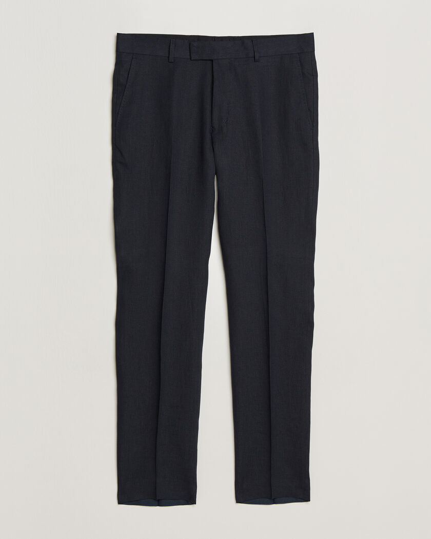 Tiger of Sweden Tenuta Linen Suit Trousers Midnight Blue – Bleu