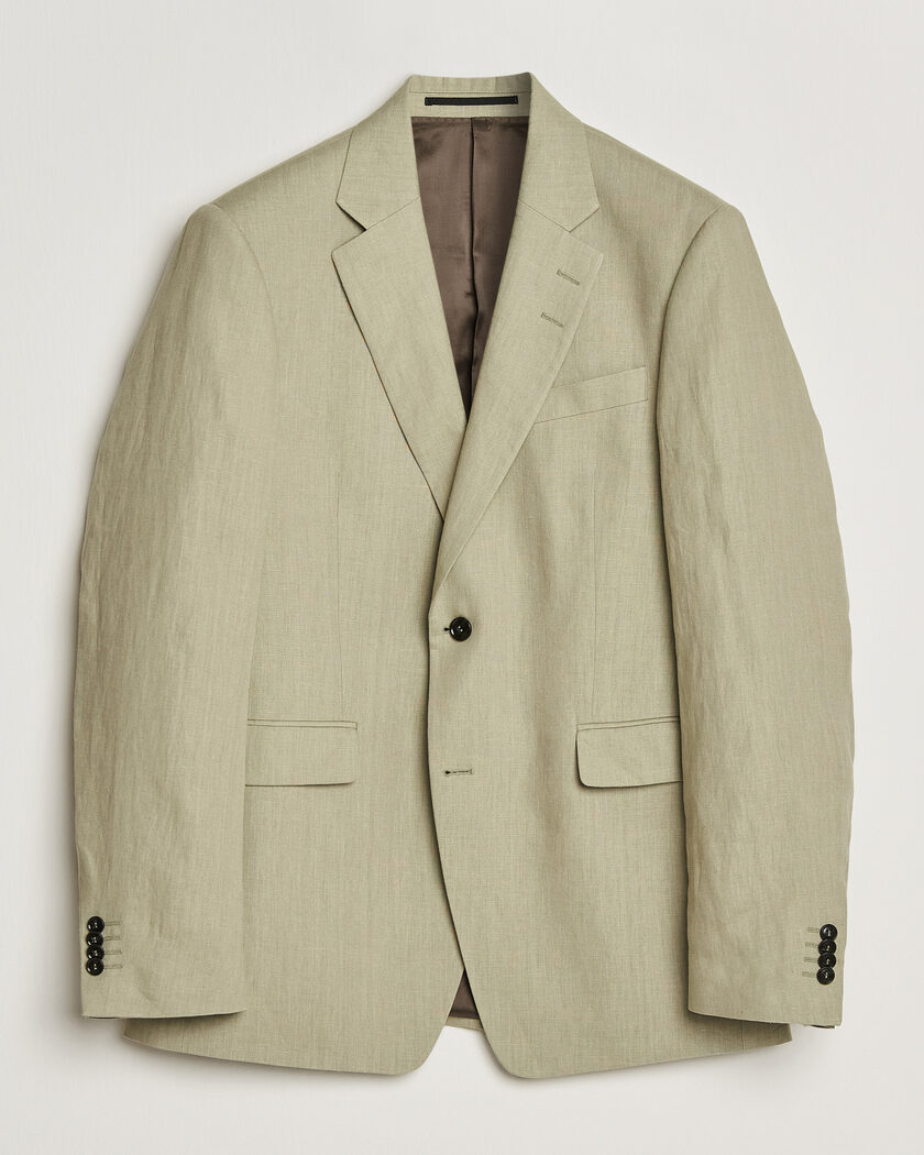Tiger of Sweden Justin Linen Suit Blazer Mole – Vert