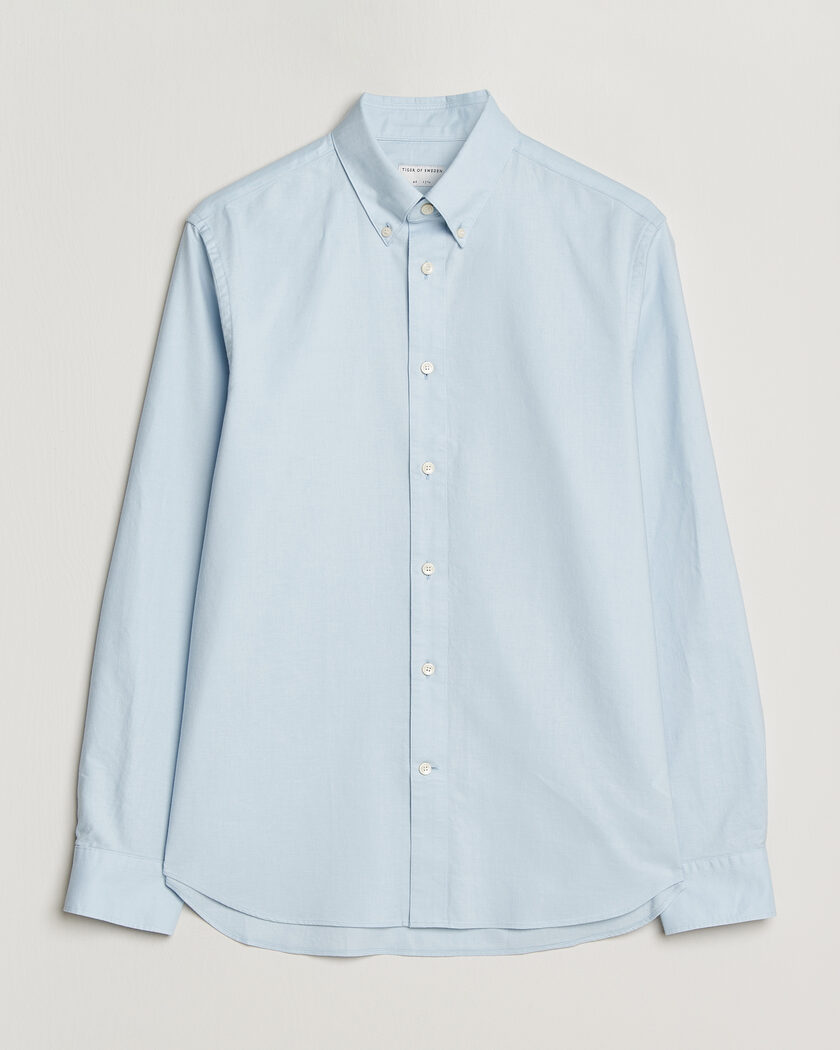 Tiger of Sweden Bjorn Oxford Shirt Light Blue – Bleu