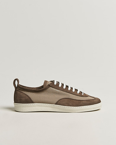 Tiger of Sweden Exora Canvas Sneaker Seline Grey – Marron