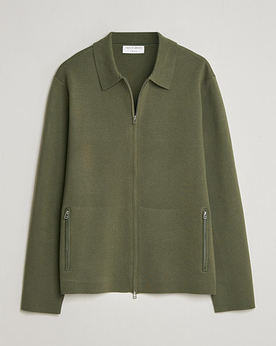 Tiger of Sweden Celyn Knitted Full Zip Kalamata Green – Vert