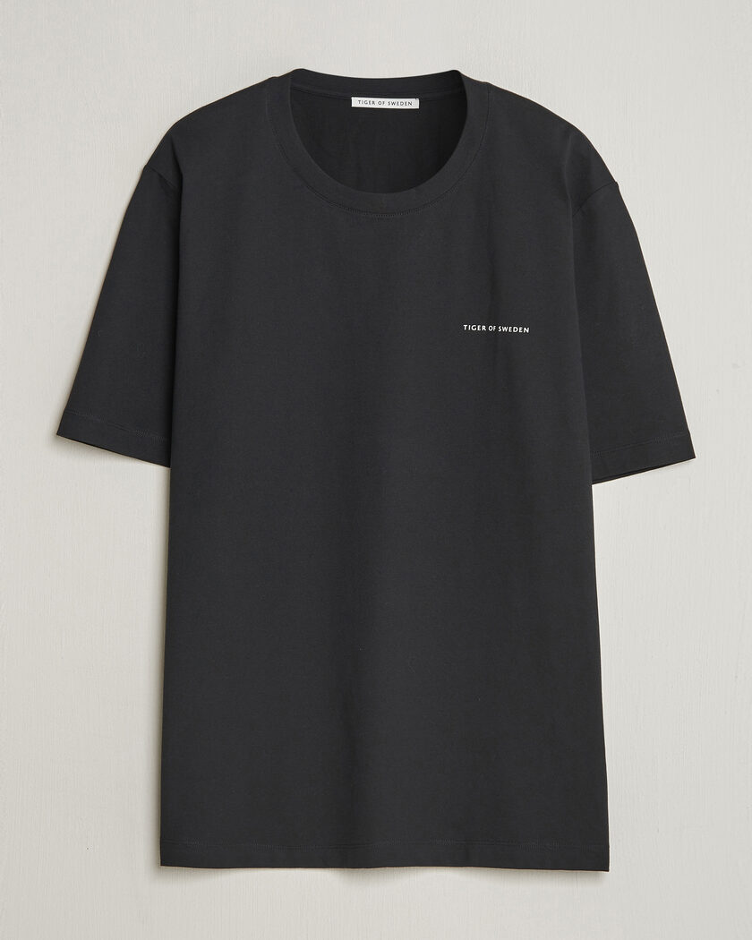 Tiger of Sweden Pro Cotton Logo T-Shirt Black – Noir